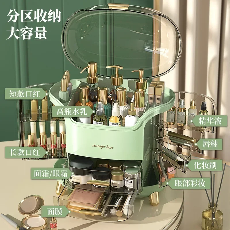 Luxury Skin Care - Cosmetica Opbergdoos Licht Luxe Desktop Grote