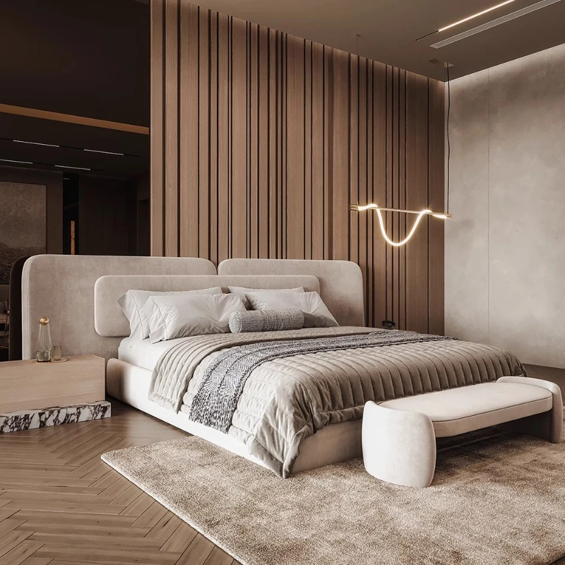 Luxury Skincare Europe - Huidverzorging Creativiteit Queensize bed Craft Mid-century