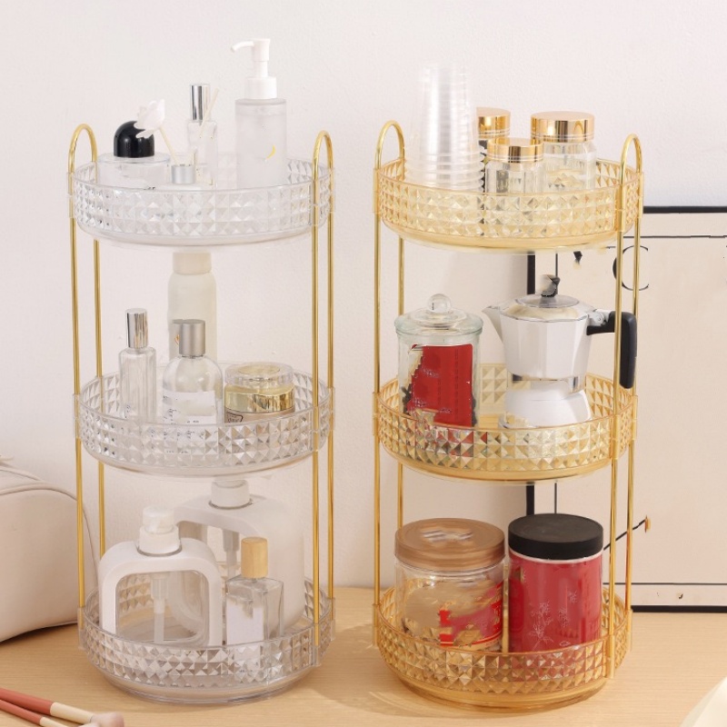 Luxury Skin Care - 1Pc/Luxe cosmetische opbergdoos Desktop roterende make-up