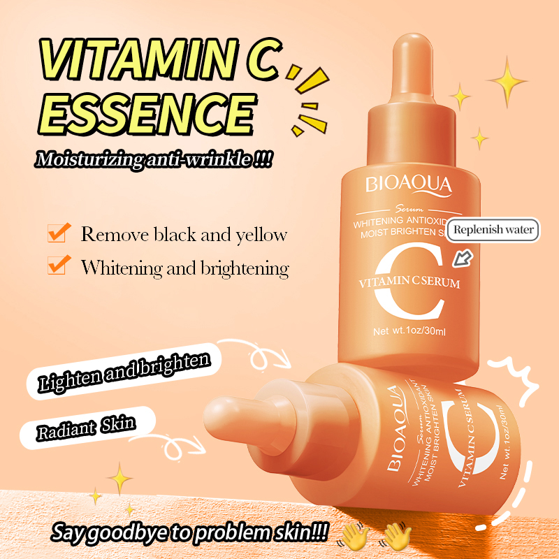 1/3pcs BIOAQUA Vitamine C Reti - The Ordinary Serum Hyaluronic Acid recensie en prijs